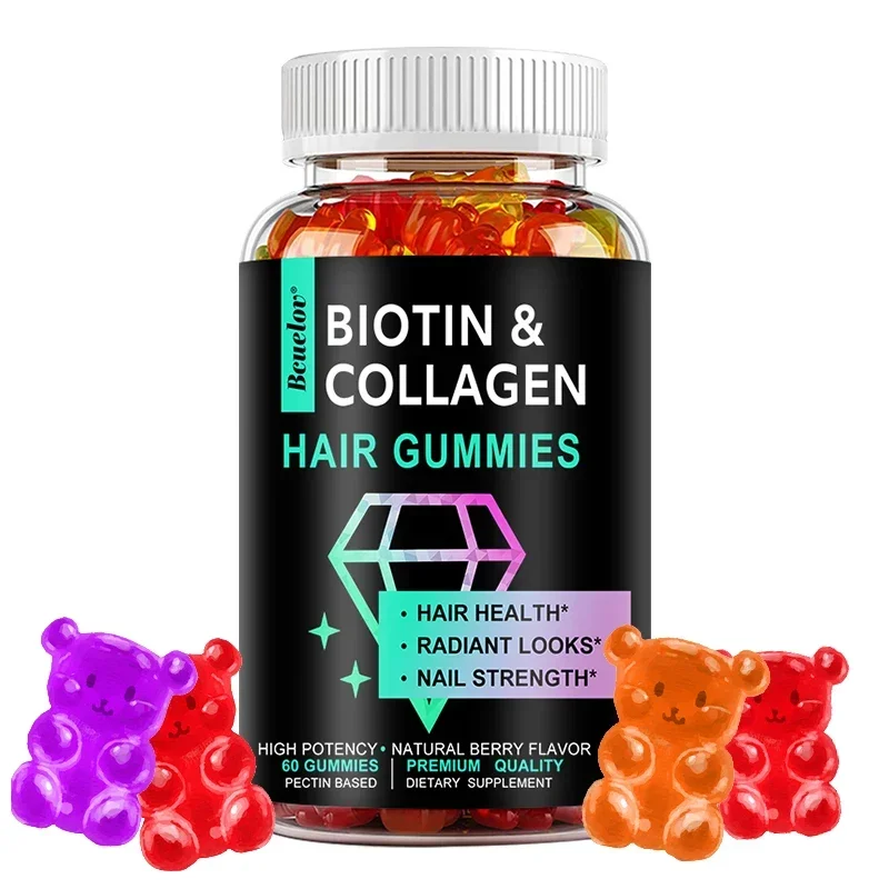 

Bcuelov Biotin Collagen - Hair, Nails, Skin & Joints 60 Cute Bears