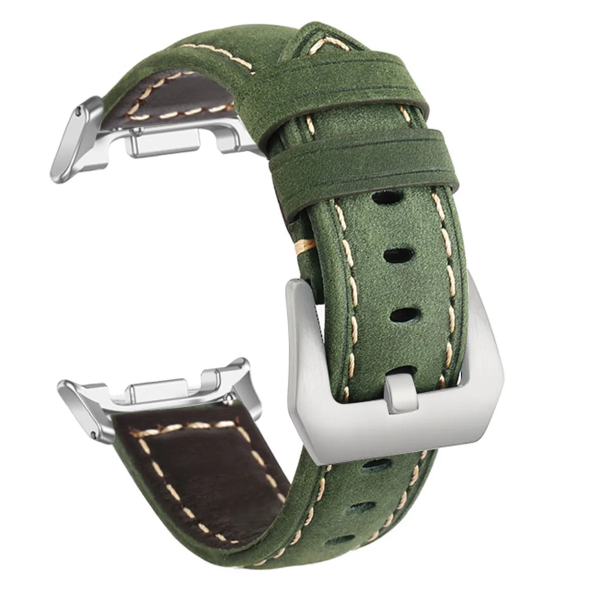 Premium Leather Wristband - No Gaps Design, Elegant Replacement Strap
