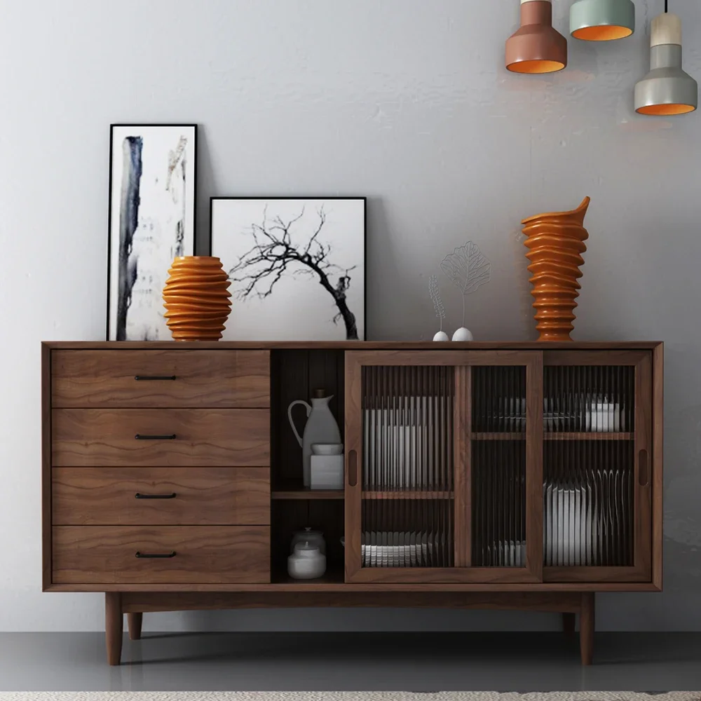 Wood Filing Kitchen Cabinets Modern Storage Nordic Display et Bar Sideboard Closet Luxury Archivadores Dining Room Sets