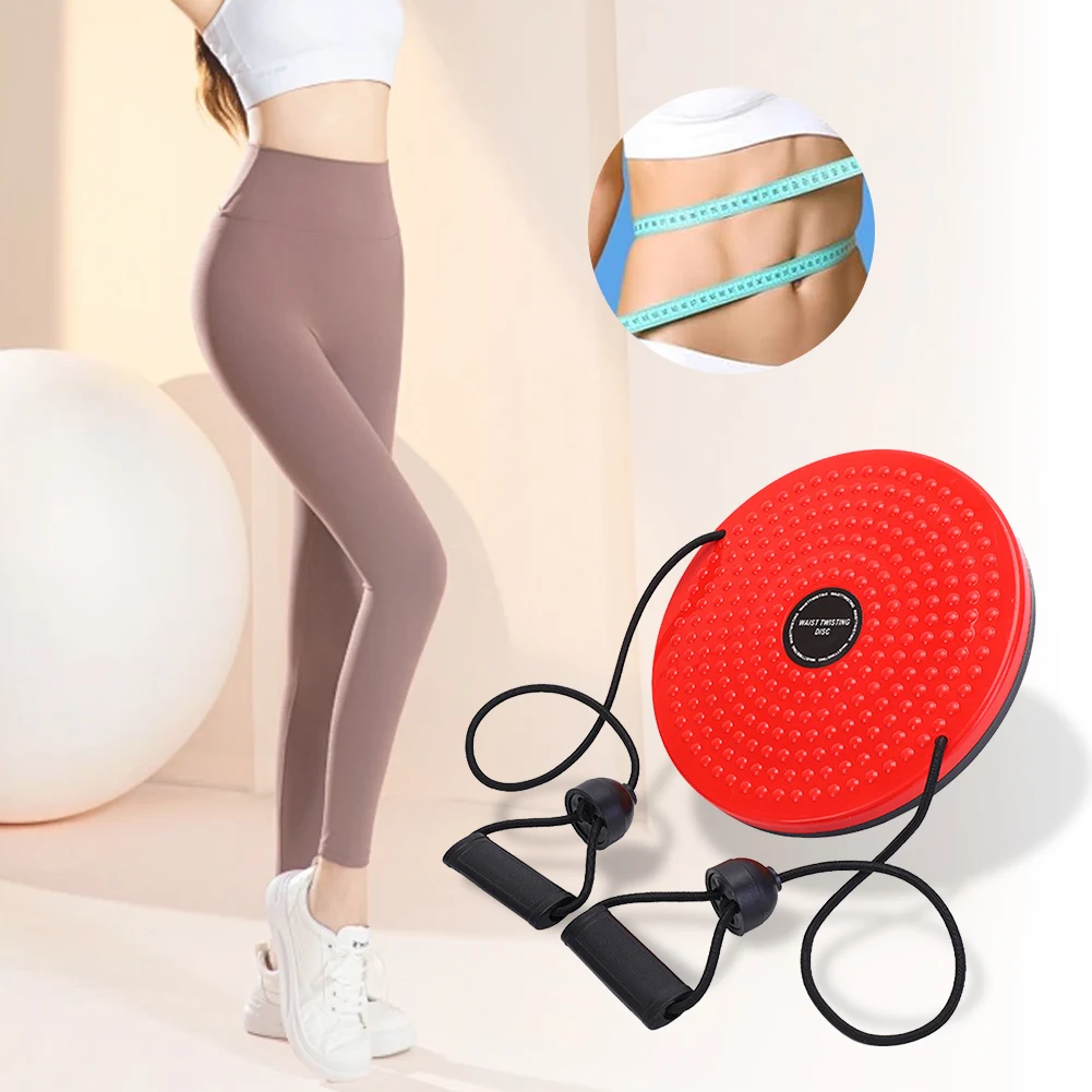 Waist Trainer Twisting Disc Handles Ab Twist Waist Disc Board Massage Foot Sole Slimming Balance Rotating
