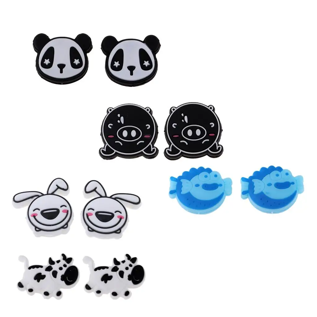 2 Pieces Tennis Racquet Shock Absorber Vibration Dampeners-Various Animal Shape