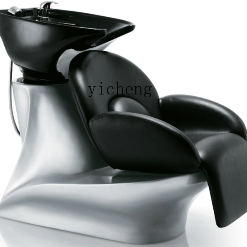 

ZC Electric Automatic Lying Half Shampoo Chair for Hair Salon Flushing Bed Barber Shop Shampoo Basin