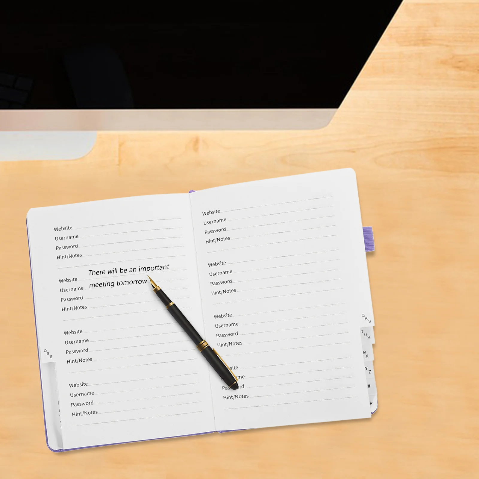 Password Book Record Office The Notebook Phone Number Paper Address for Addresses