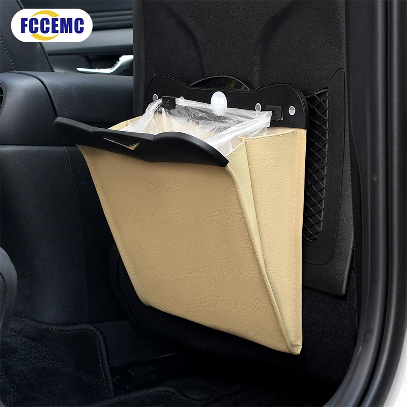 40 Pcs Disposable Car Trash Bag (Blue) - Large Capacity - Car Garbage Bag Hanging From Headrest - Easy To Stick-On, Leakproof, Smellproof Car Trash Can - Ideal For Travel, Camping, And