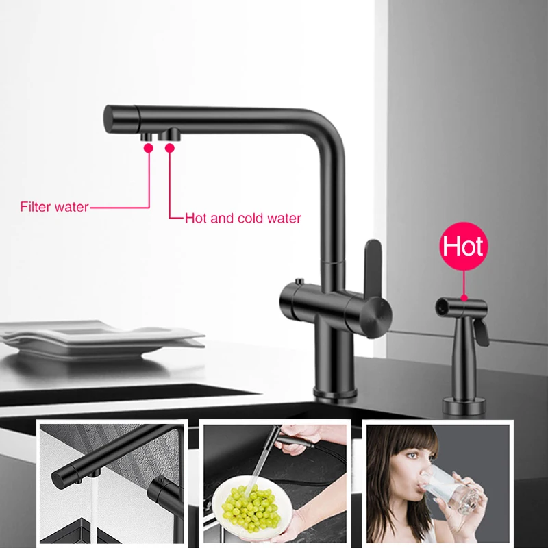 Nanometer Cup Rinser kitchen Sink Large Size 304 Stainless Steel 220mm Depth 4mm Thickness Handmade kitchen Sinks With Trash Can