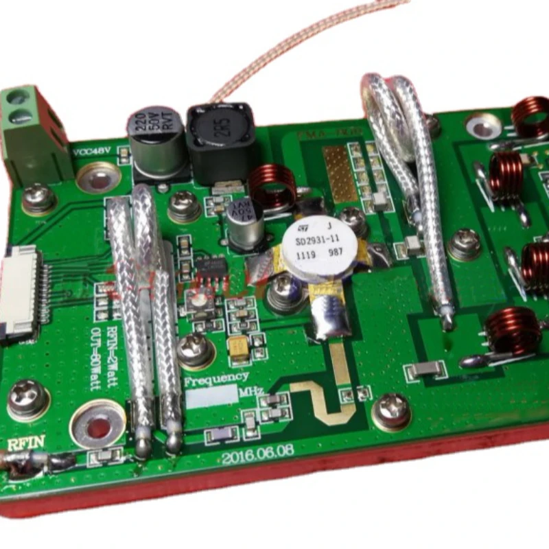 

0-80W Radio Broadcast Station FM Transmitter PCB KITS FM Stereo or Mono 87.5-108 Mhz FMA-80A 760g WANRF WFM