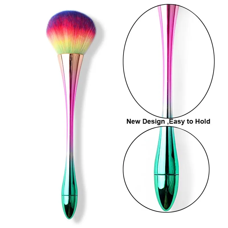 nail art brushes nail brushes nail art tools makeup brushes set 6 Styles Gold Powder Brush Professional Nail Art Make Up Brush Large Cosmetic Face Cont Cosmetic Face Cont Brocha Colorete Tools