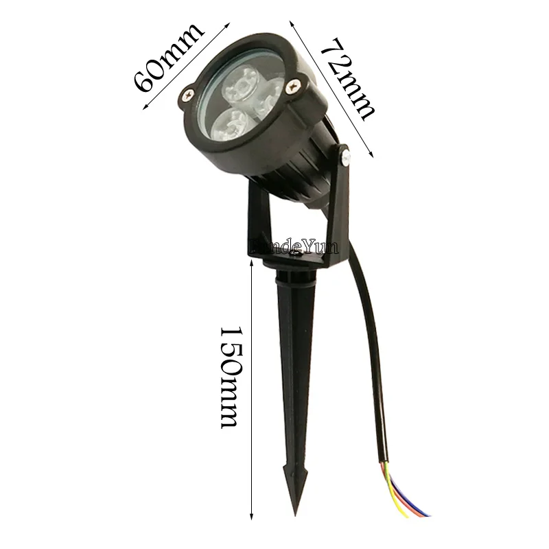 High power Garden Lawn Lamp 220V 110V 12V Outdoor LED Spike Light 3W 9W Path Landscape Waterproof Spot Bulbs lawn lamp,garden lighting