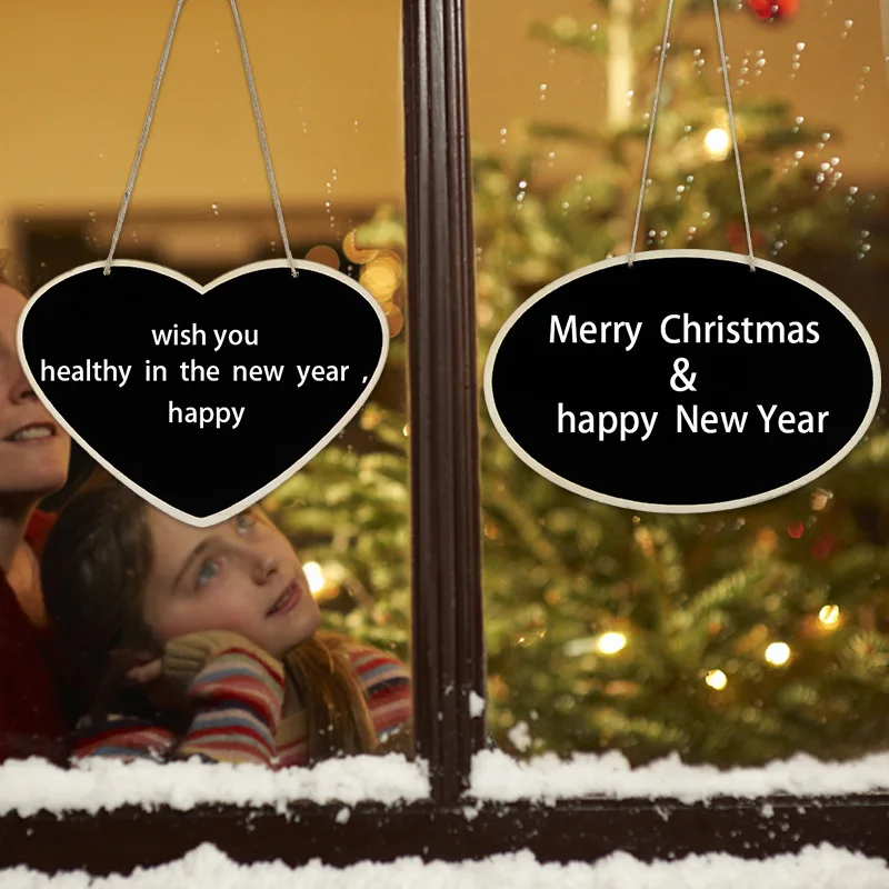 Wooden Blackboard Universal Message Board for Wedding Party DIY Decor
