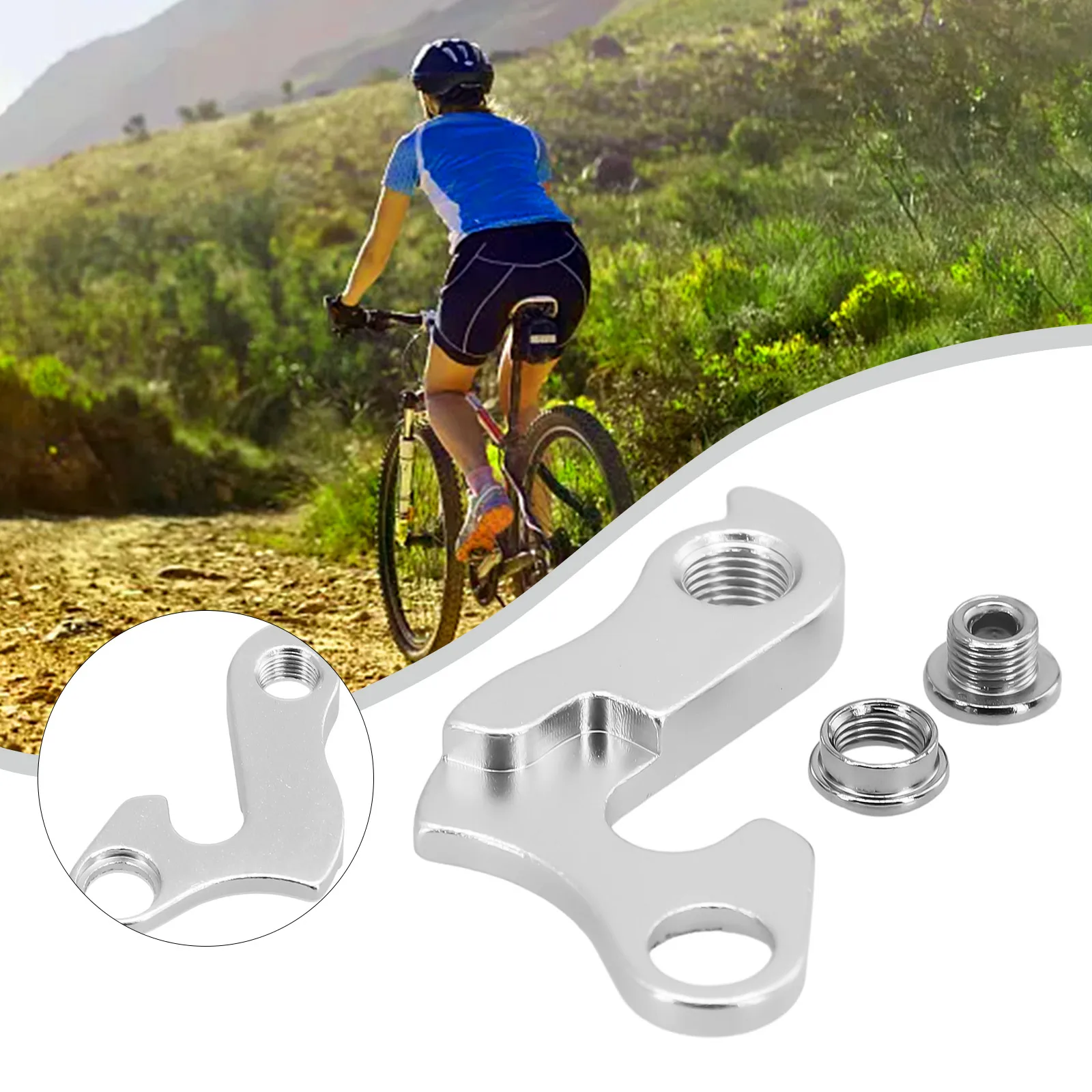 

Universal MTB Road Bicycle Tail Hooks Mountain Bike Alloy Rear Derailleur Hanger MTB Bike Rear/Gear Convertor Adapter Parts