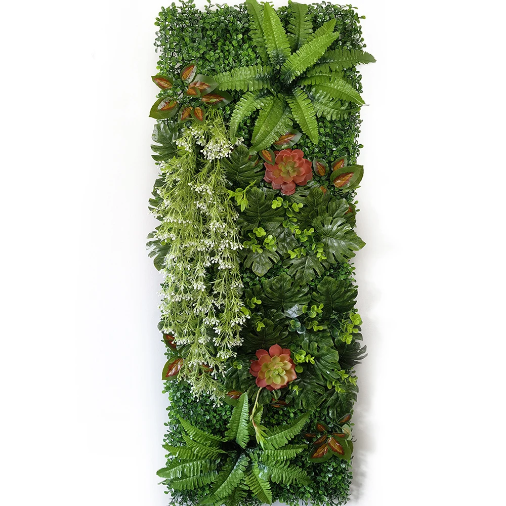 120CM*40CM Wedding Party Home Decoration Artificial Plant Lawn Panel  Wall for Living Room Background Splicing Decorative