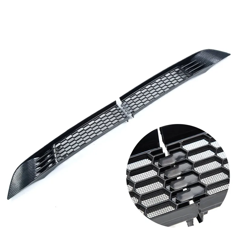 For Tesla Model Y 3 Front Grill Mesh White Anti-insect Grille Grid Insert  Lower Bumper Grill Trim Cover Exterior Kit Accessories
