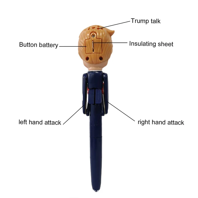 Trump Merchandise W/Real Voice Talking Trump Pen Donald Trump Gifts Novelty Gifts for Adults Unique Gag Gifts Christmas Birthday 3