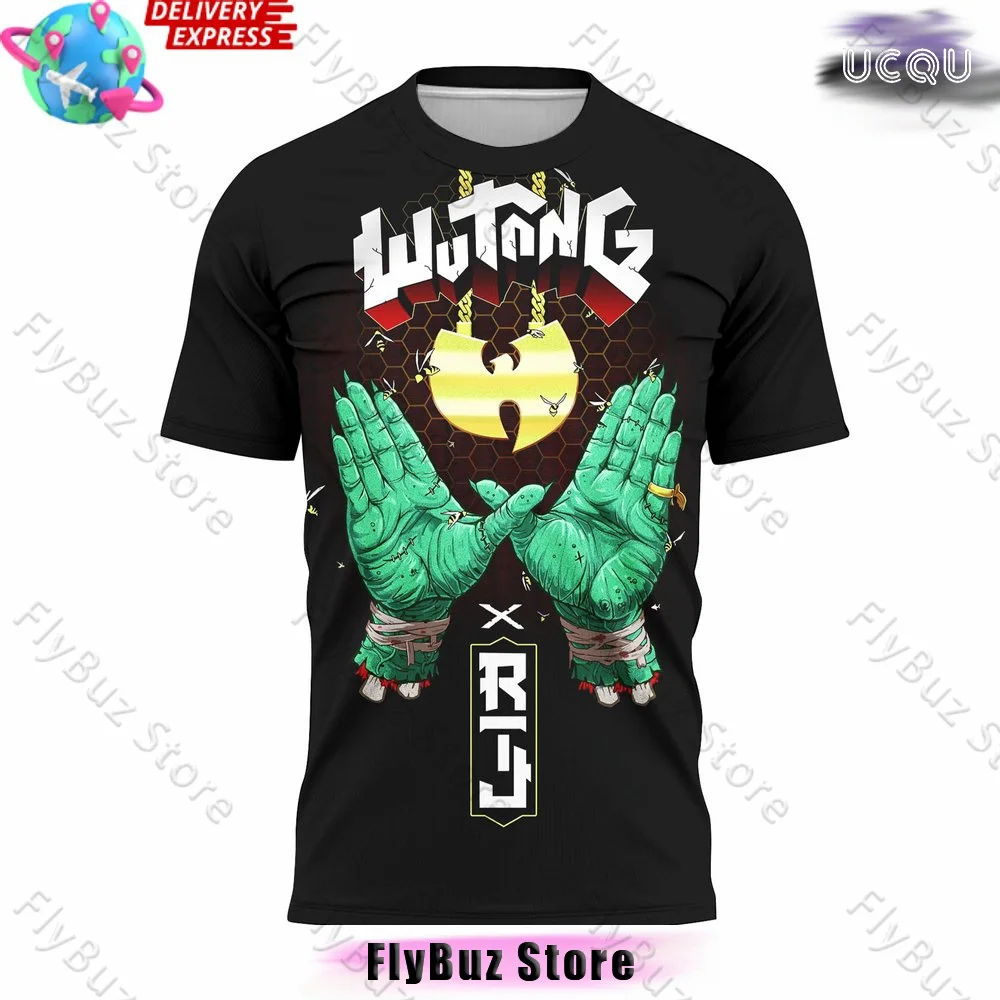 Wu Tang The Final Chamber Limited T-Shirt Fashion Street Quick-Drying Training Suit Comfortable Versatile Children Adult