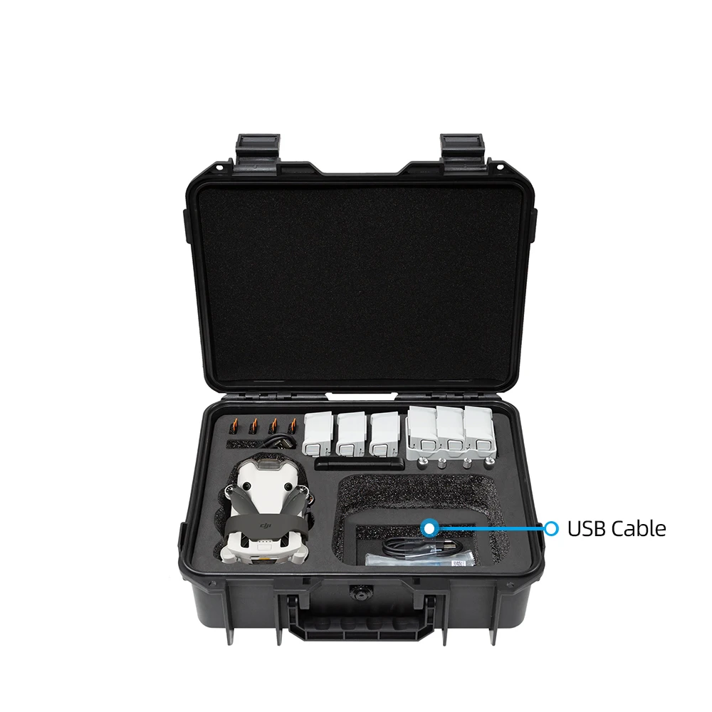 For DJI Mini 4 Pro Storage Case For DJI Mini 4 Pro /Mini 3 Universal Explosion Pro, Compatible RC 2 & RC-N2 Remote Control