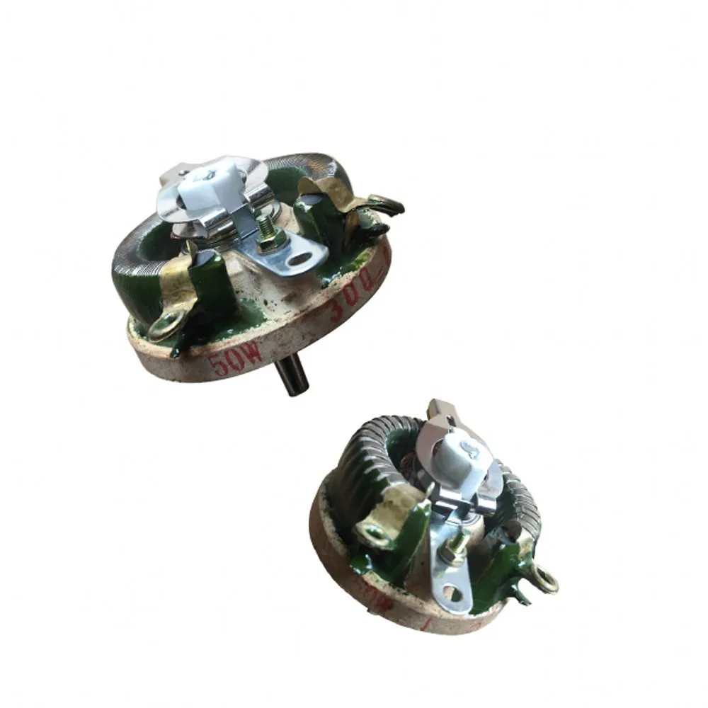Potenciômetro cerâmico Wirewound, resistor ajustável do reostato,