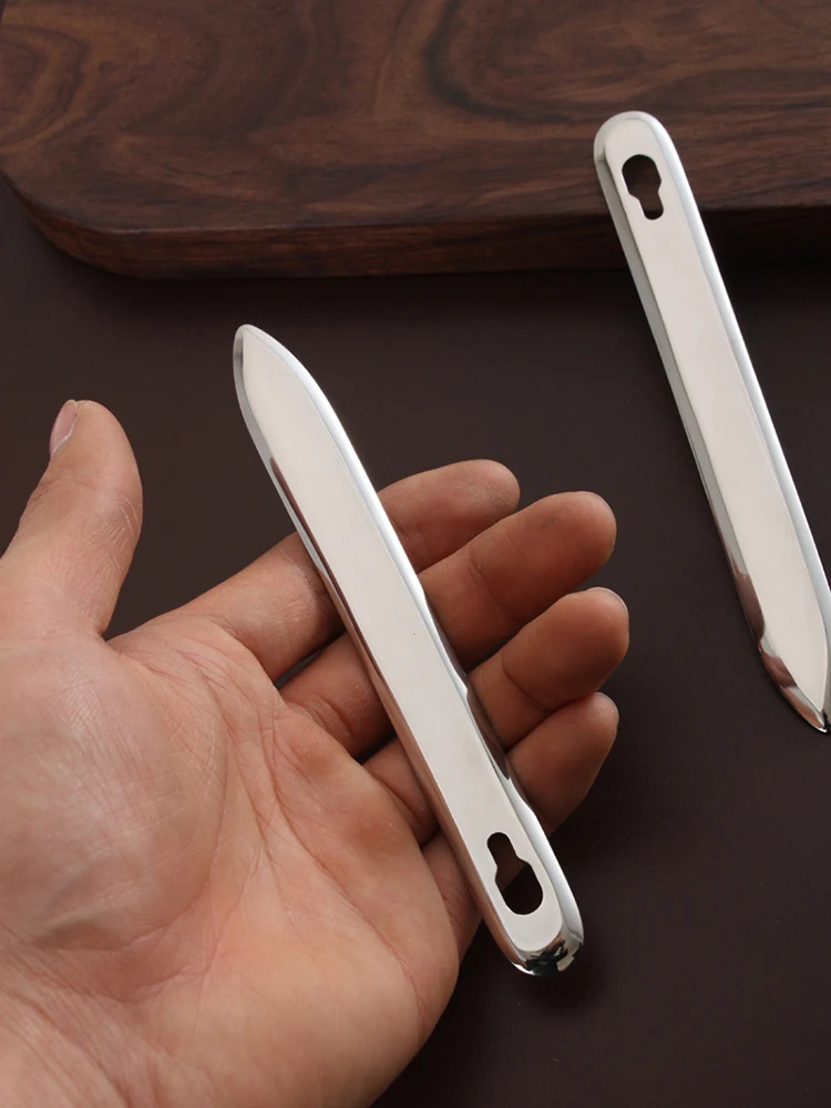 

1 шт., складной бумажный скребок для удаления пятен, нержавеющая сталь 304