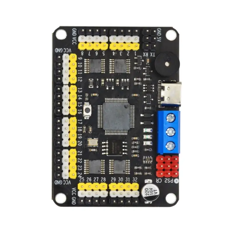 1PCS New Version 32 Channel Robot Servo Control Board Servo Motor Controller PS-2 Wireless Control USB/UART Connection Mode image 5