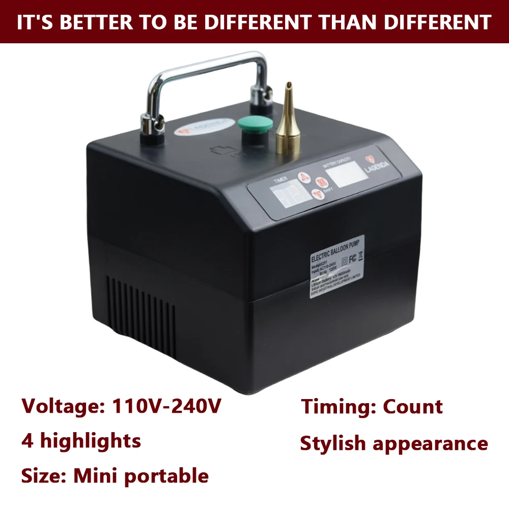 B322 Lagenda 3S 5S Timer and Counter APP Controling Electric Air Balloon Inflato