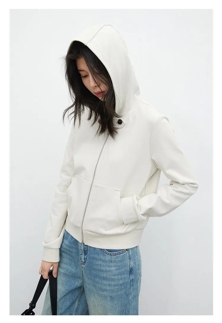 CHIC VEN Fashion Women Sweatshirts Solid Slim New Hooded Warm Female Jacket Short Sportswear for Woman Spring Autumn 2026