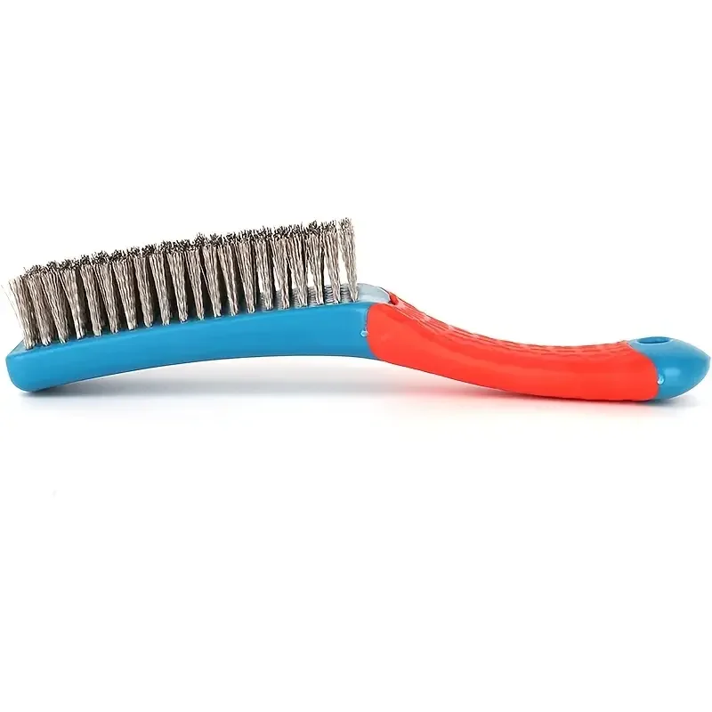 Duty Wire Brush Stainless Bristles For Rust Scrubbing