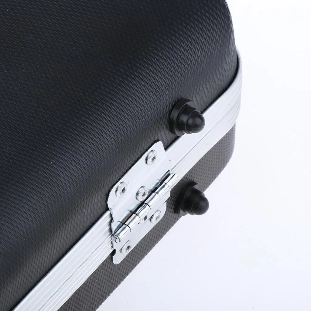Clarinet Carrying Suitcase Box ABS Material Suspension Padding Accessories Bag for Music Instrument Storage