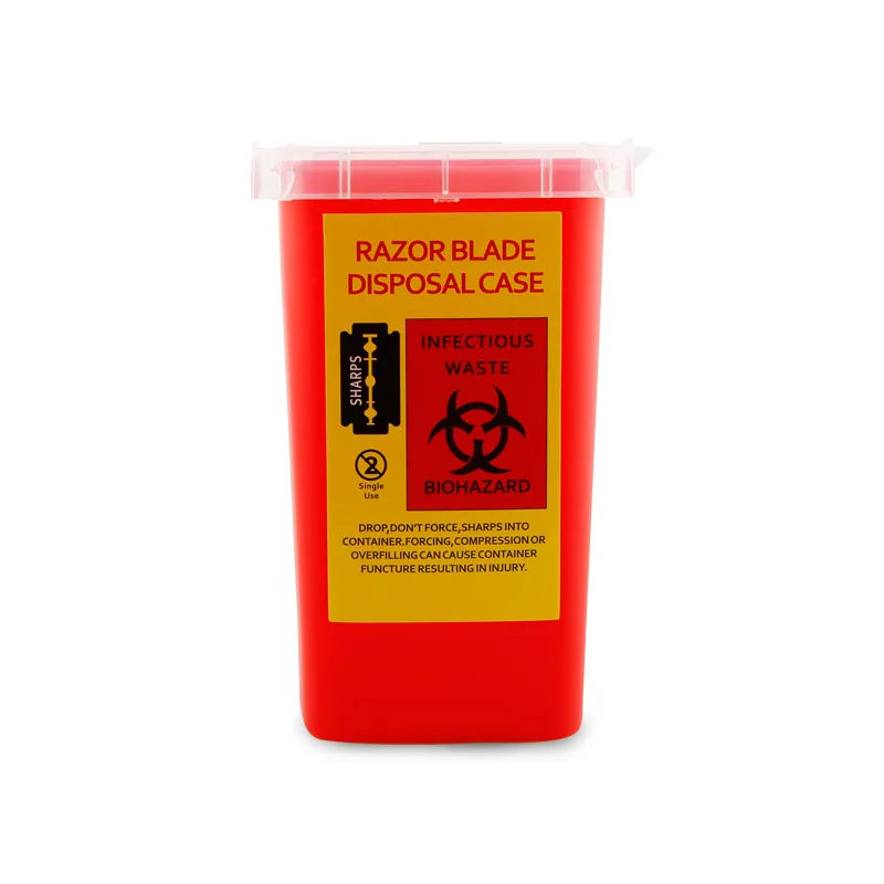 Razor Blade Recycling Box 3 Colors Blade Disposal Case Disposable Storage