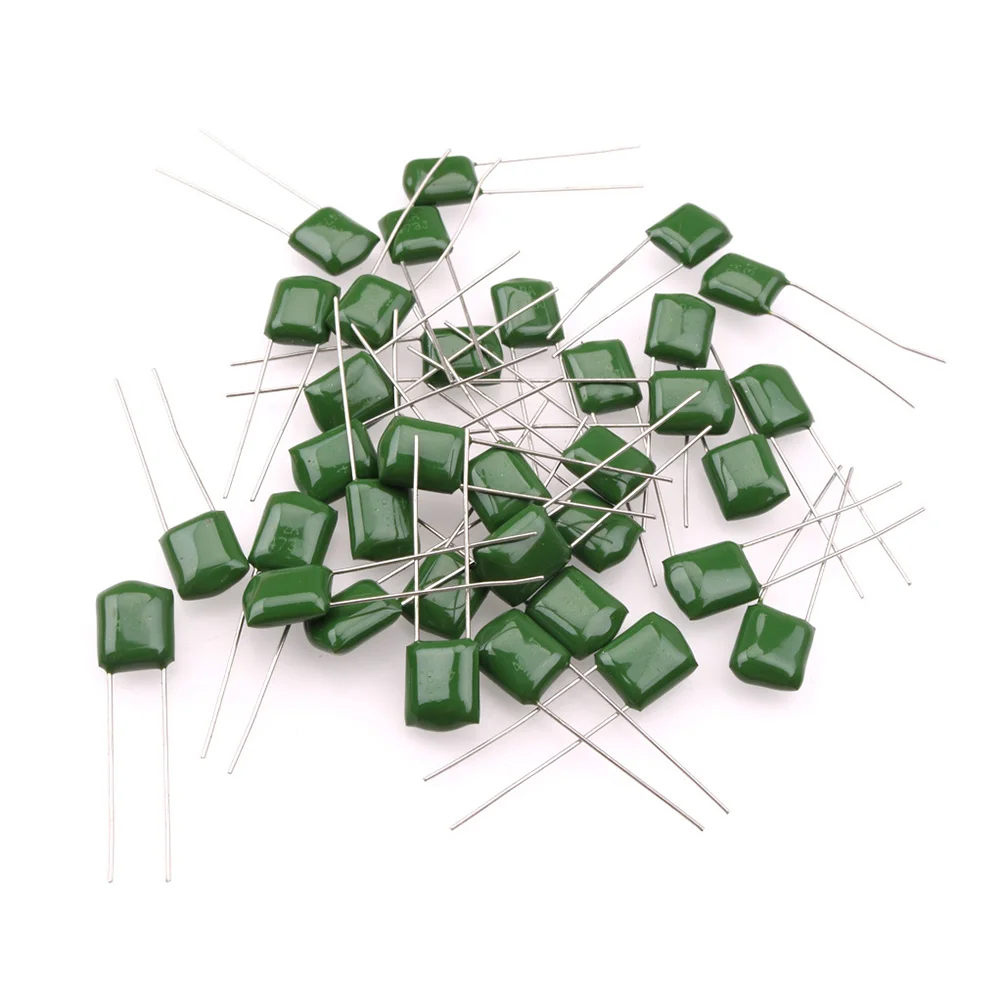 

20PCS Replacement Electric Guitar Capacitors 0047UF 100V Capacitors Instrument Part (Green)