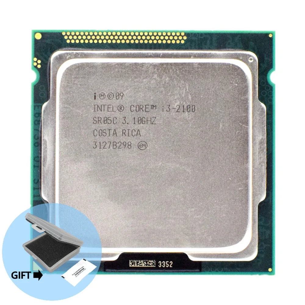 

Процессор Intel Core i3-2100 i3 2100 3,1 ГГц двухъядерный 3 Мб 65 Вт LGA 1155 10 шт./партия