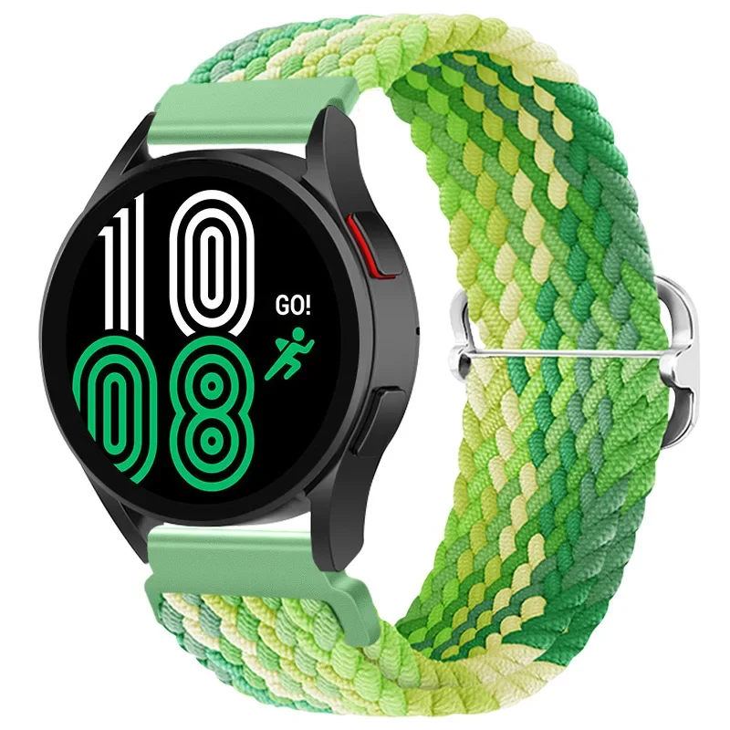 Braided Nylon Solo Loop Strap - 20mm Adjustable Bracelet