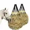 2 PCS Slow Feed Hay Net for Horse 2" Holes Hay Nets Strong Load-Bearing Hay Bag Hanging for Horse Stable Trailer 3