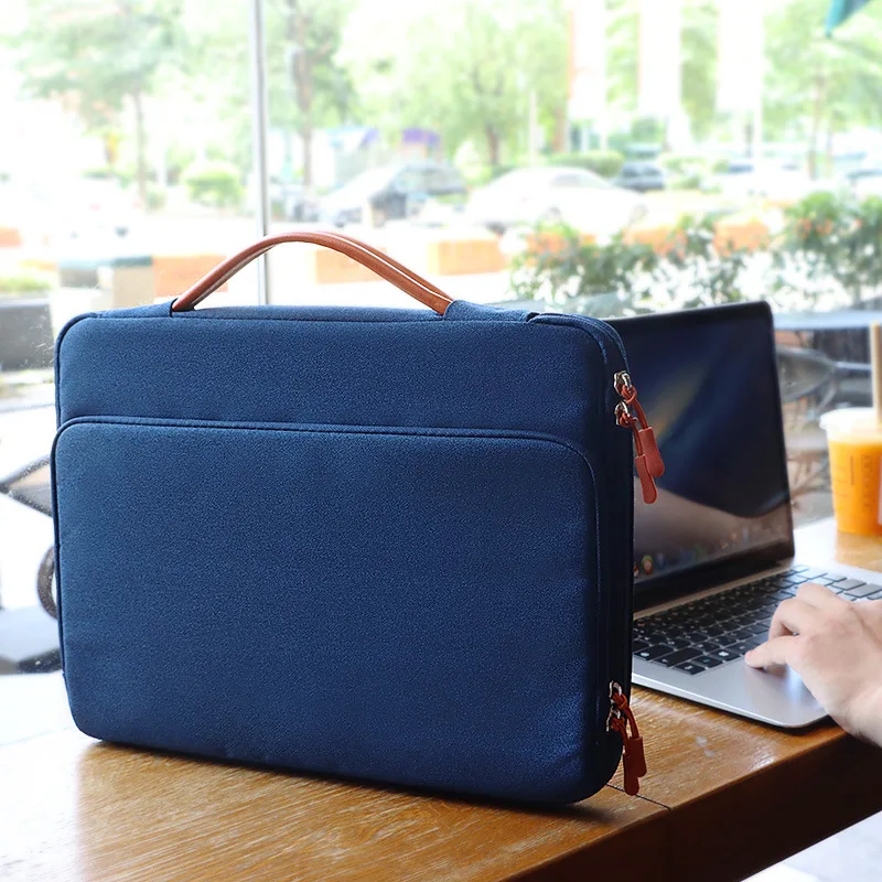 Bolsa Sólida para Laptop Apple Macbook Dell 13.3 15.4 15.6 Polegada Huawei Pro Asus Inner Tank Case Protector Lady Mulheres Bolsas dos Homens - Imagem 4