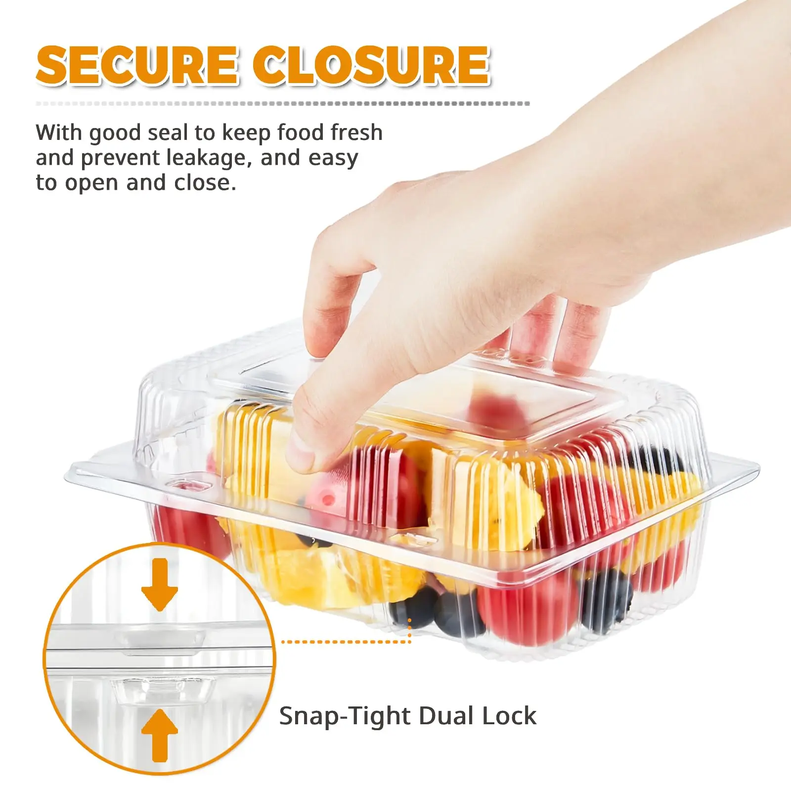 transparent food boxes for desserts