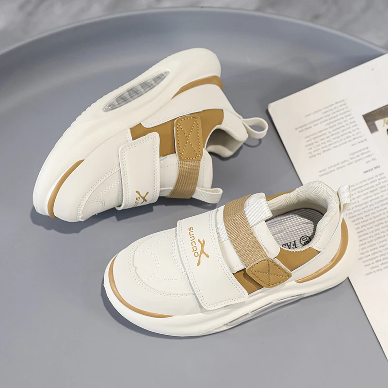 Kids Sneakers Boys Girls Casual Shoes Leather Waterproof Non-slip Running Shoes Sport Toddler 26-37