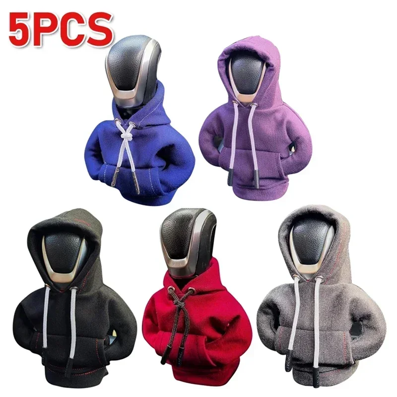 Universal Gear Shift Hoodie Cover - Stylish Car Interior Decoration and Novelty Gift