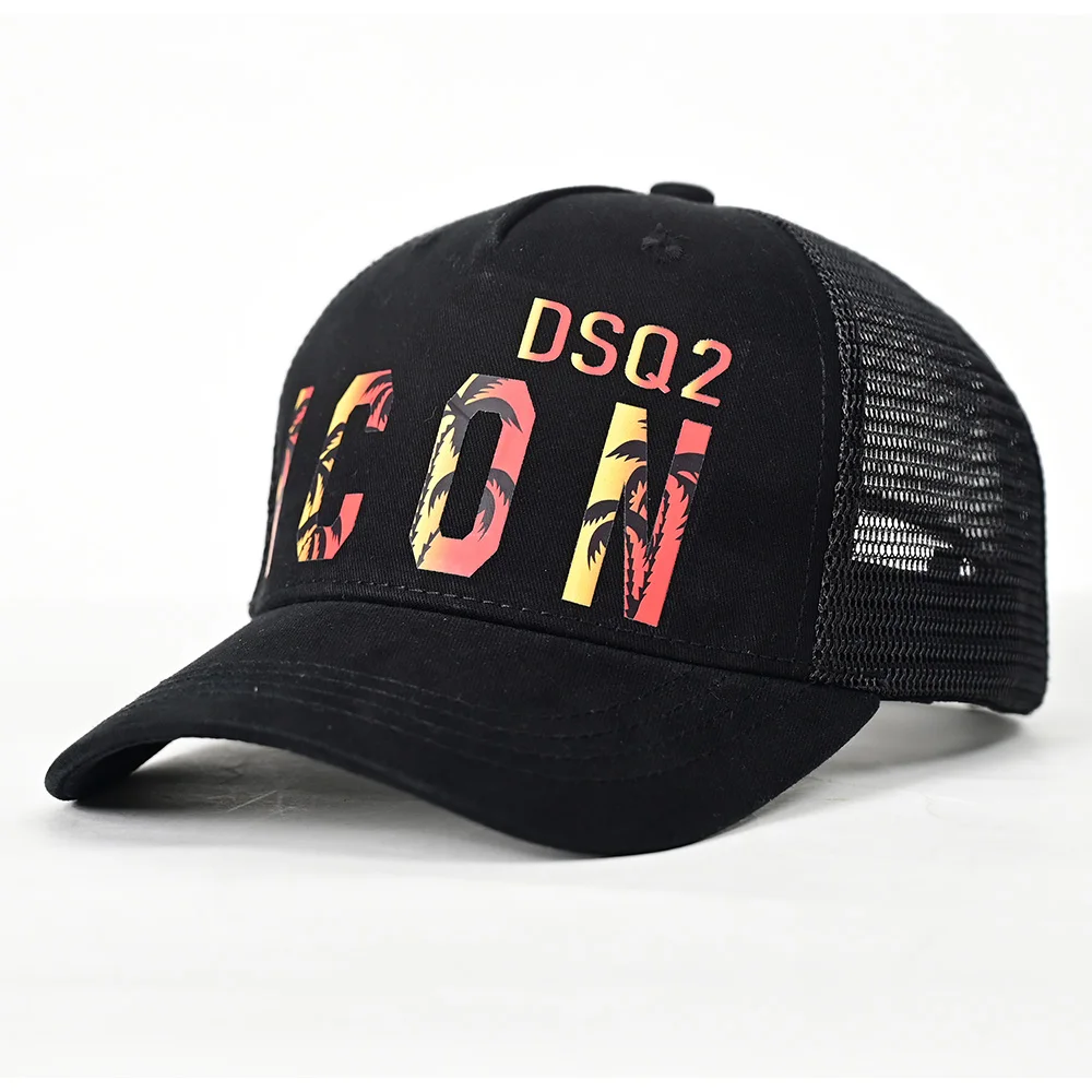 

DSQ2 Brand Baseball Caps Men Women printing ICON Letters Breathable Design High Quality Mesh Hat Trucker Snapback Cap Dad Hats