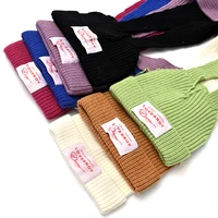 Новинка 2023, длинная шапка с лисьими ушками, шапки Skullies, женские милые кроличьи уши, вязаная крючком шапка, мужская зимняя теплая шапка в стиле хип-хоп, рождественский подарок — изображение 2