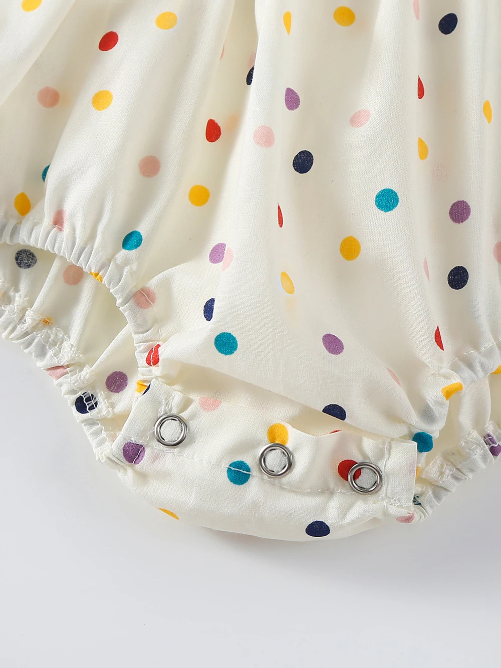 Colorful Dot Girls Sleeveless Bodysuit