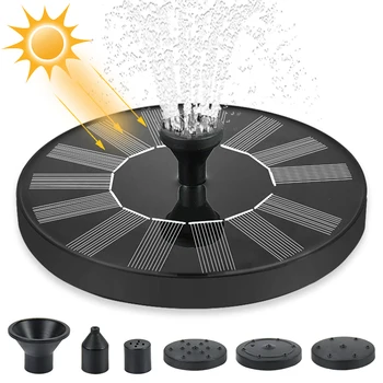 Mini Solar Water Fountain Pool Pond Waterfall Fountain Garden Decoration Outdoor Bird Bath Solar Powered Fountain Floating Water 1