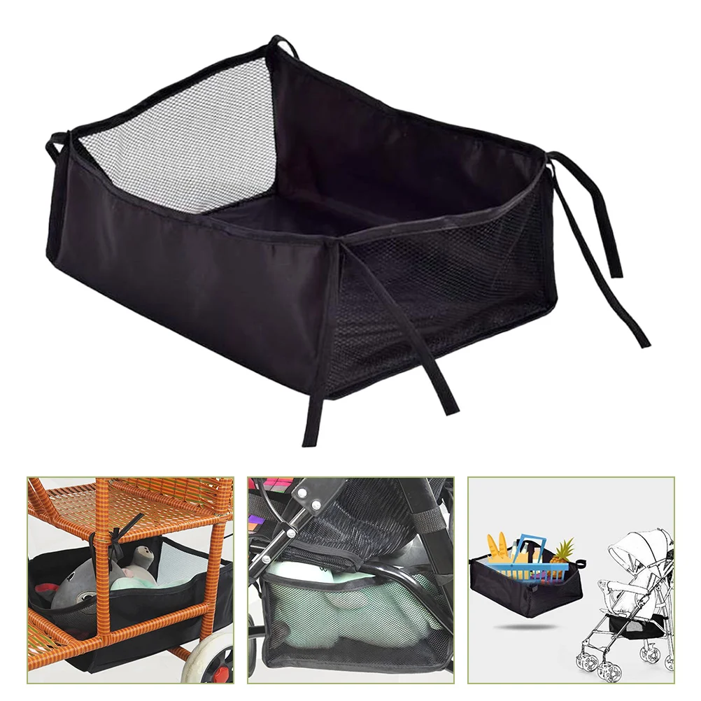 

Baby Diapers Stroller Accessories Bag Nursery Organizer Bottom Basket Storage Wagon