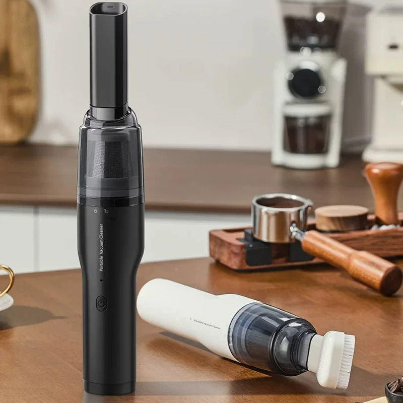 Cliton Wireless Coffee Grinder Cleaner 8000Pa Mini Vacuum Dust Collector USB Rechargeable Blow Suction Cleaning Machine 6