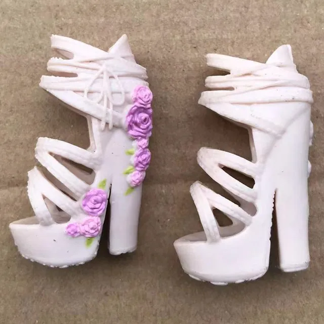 Monstering High Doll Shoes Sandals Boots DIY Dressing Toy Original Doll Shoes Glasses Necklace Headband Waistbands Decors 5