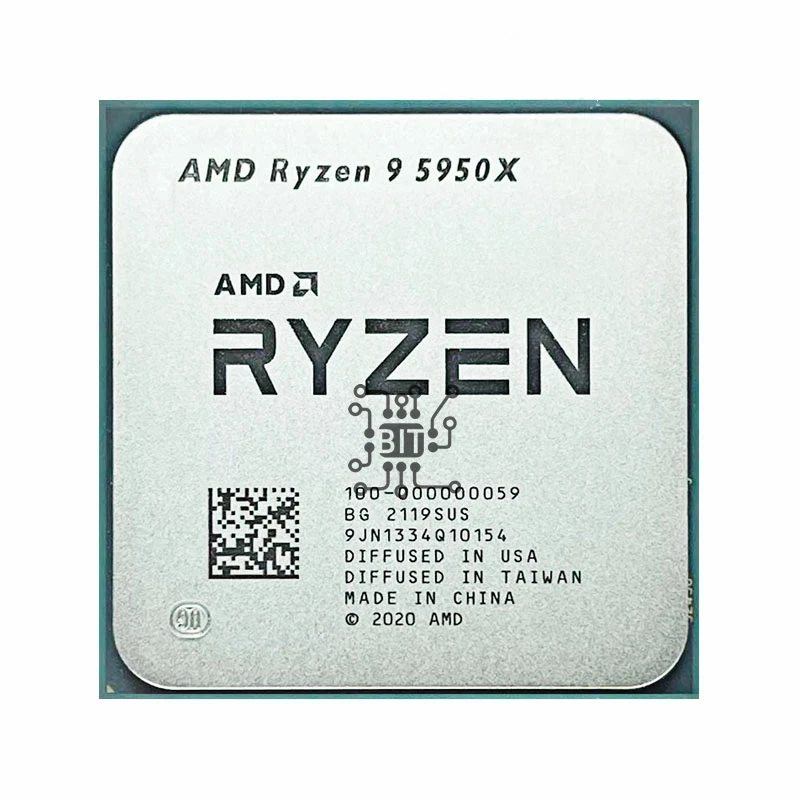 

AMD Ryzen 9 5950X R9 5950X 3.4 GHz 16 Cores 32 Threads CPU Processor 7NM L3=64M 100-000000059 Socket AM4 NO FAN