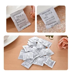 Silica Gel Desiccant Moisture Absorber Packs - Multi-Size Options - 500pc (A)