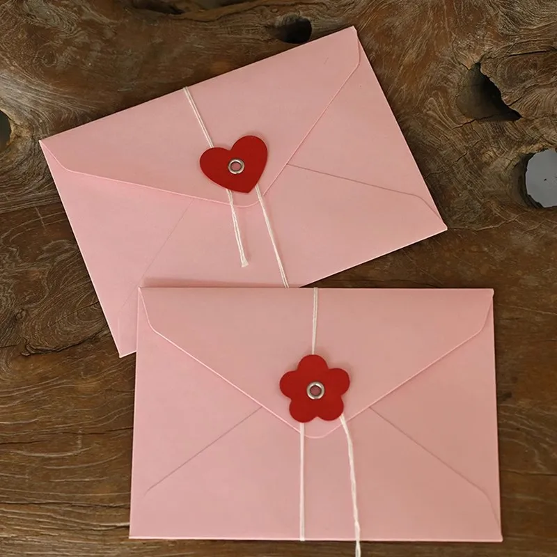 Kraft Paper Envelopes Mailing Envelopes 5pcs for Letter DIY