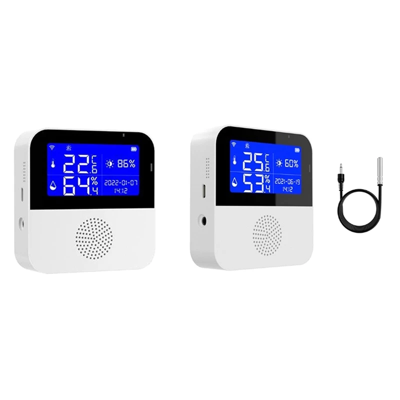 

Smart Wifi Temperature Humidity Sensor Doodle Temperature And Humidity Meter Home Dual Temperature Sensor