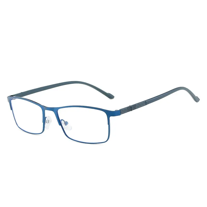 Myopia Glasses Men Anti Blue Light Reading Glasses Women Full Frame Stainless Steel Business EyeGlasses with Degree 0 To -6.0