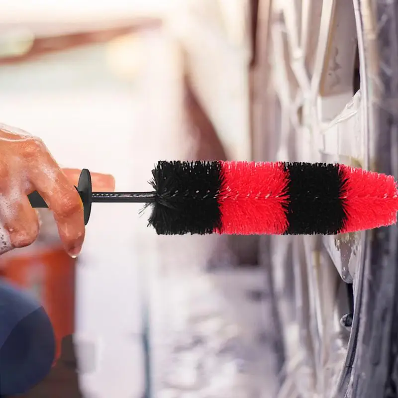 

Car Wheel Rim Wash Car Tire Brush Car Wheel Scrubber Soft Bristle Deep Cleaning Rim Tire Detailing Car Tire Wash Supplies