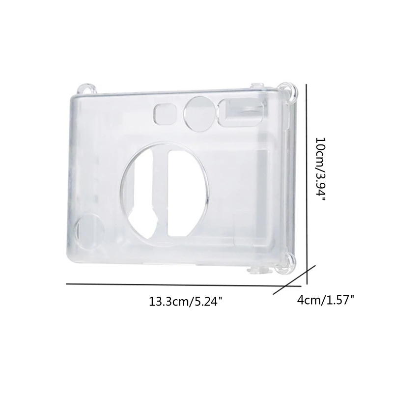 Storage Bags Y1UB Clear for Case for Fujifilm Mini EVO Instant Film Camera Crystal Hard Shell