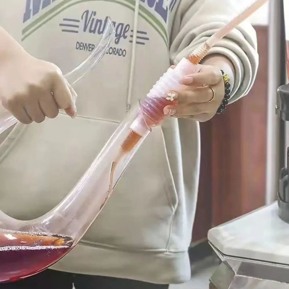 1Pcs 2M 양조 사이펀 호스 DIY 바 도구 와인 만들기 와인 추출기 플라스틱 가정용 알코올 증류기 필터 튜브